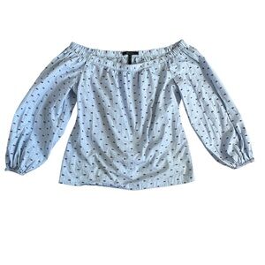 BCBGMaxAzria Off The Shoulder Top